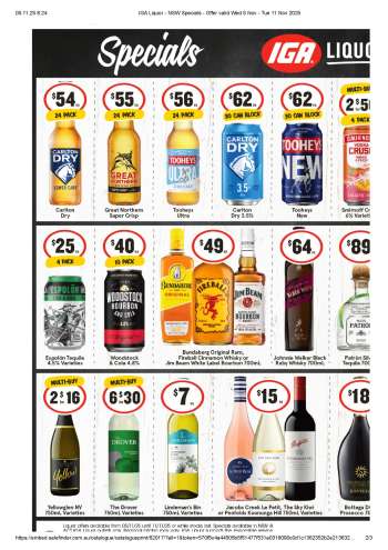 IGA LIQUOR Catalogue - 5 Nov 2025 - 11 Nov 2025.