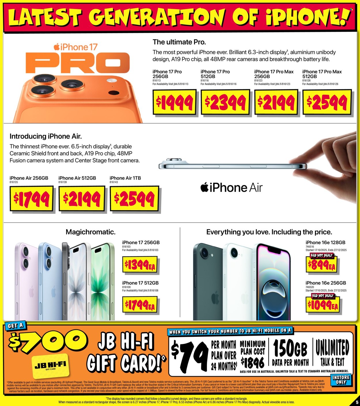 JB Hi-Fi catalogue - 6 Nov 2025 - 12 Nov 2025. Page 5