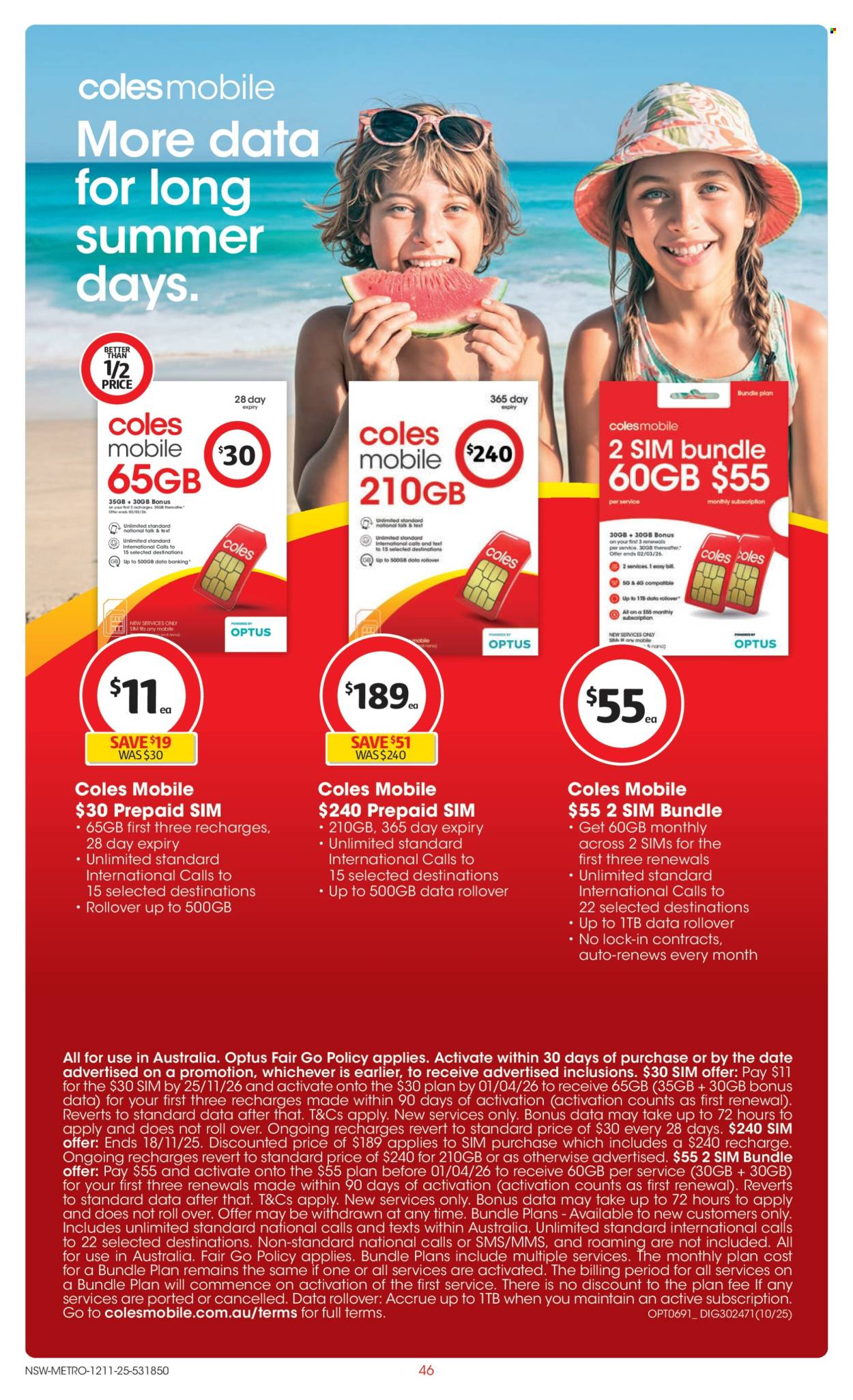 Coles catalogue - 12 Nov 2025 - 18 Nov 2025. Page 46