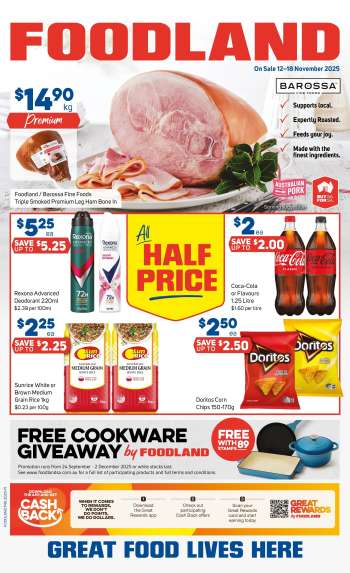 Foodland Catalogue - 12 Nov 2025 - 18 Nov 2025.