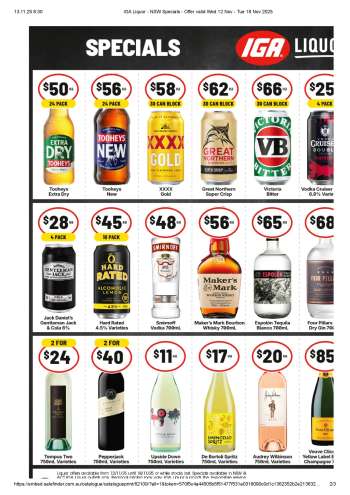 IGA LIQUOR Catalogue - 12 Nov 2025 - 18 Nov 2025.