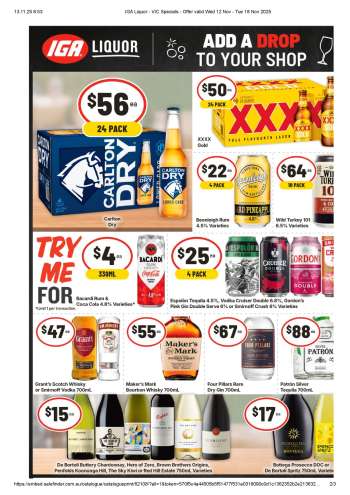 IGA LIQUOR Catalogue - 12 Nov 2025 - 18 Nov 2025.