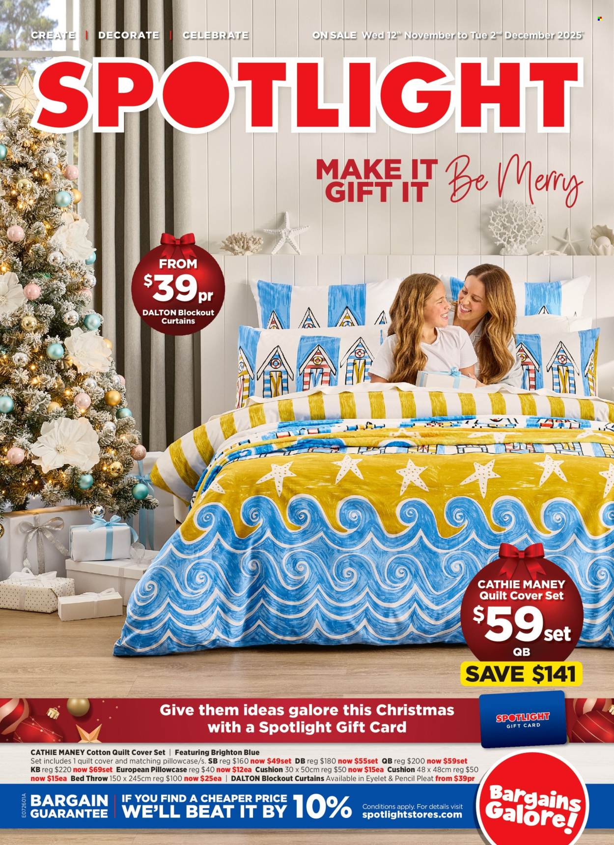 Spotlight catalogue - 12 Nov 2025 - 2 Dec 2025. Page 1