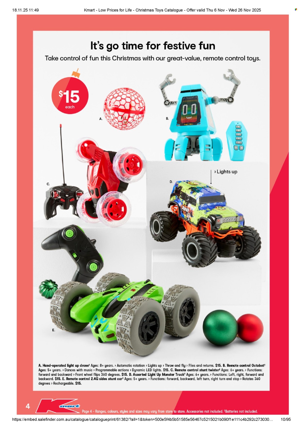 Kmart catalogue - 6 Nov 2025 - 26 Dec 2025. Page 4
