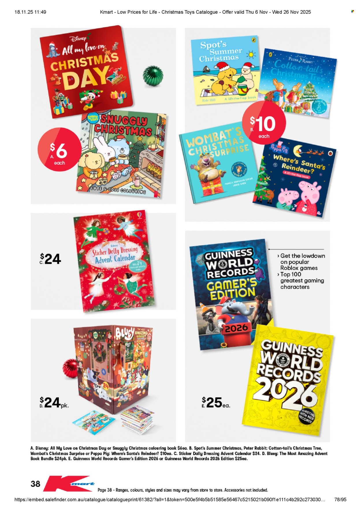 Kmart catalogue - 6 Nov 2025 - 26 Dec 2025. Page 38