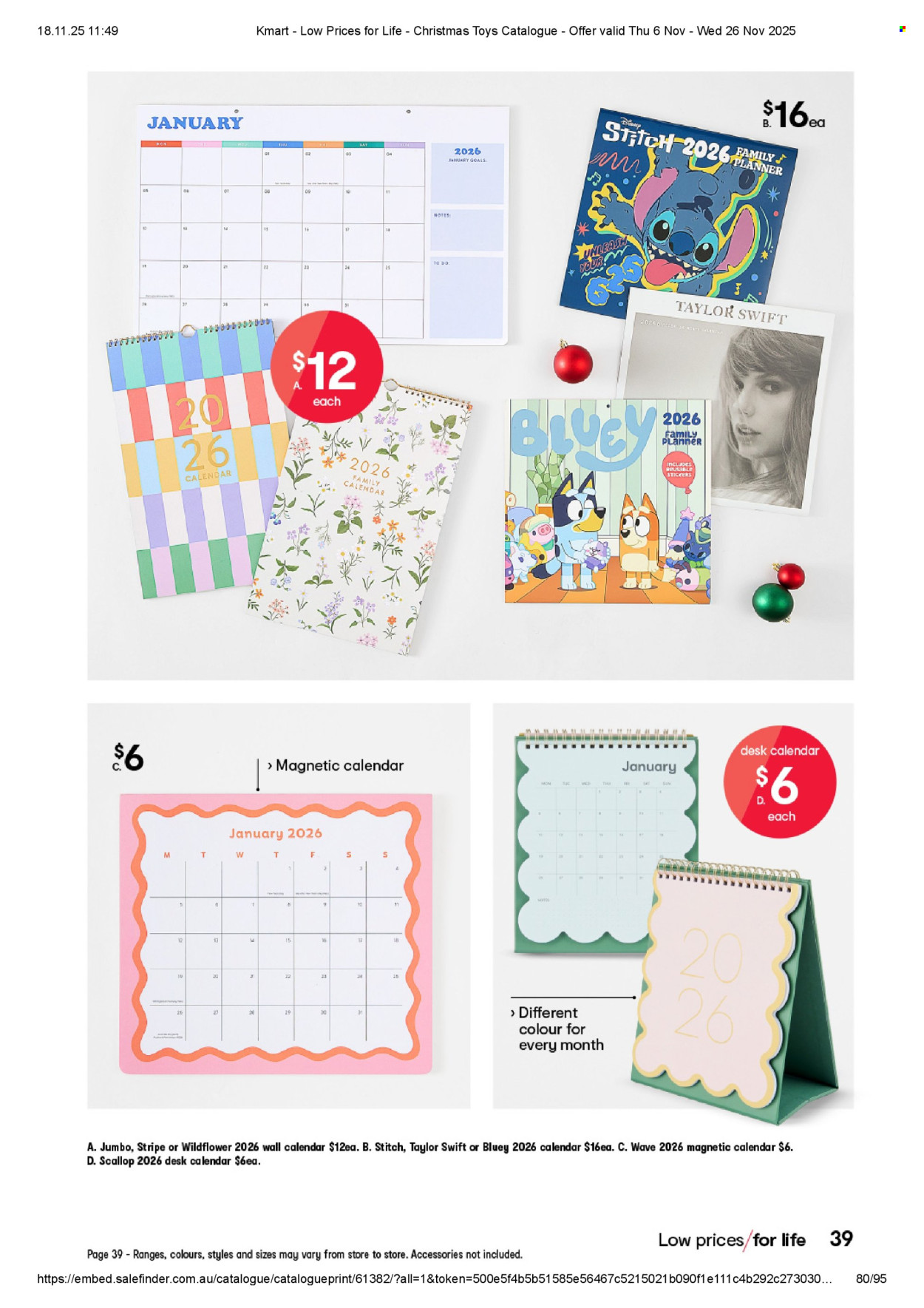 Kmart catalogue - 6 Nov 2025 - 26 Dec 2025. Page 39