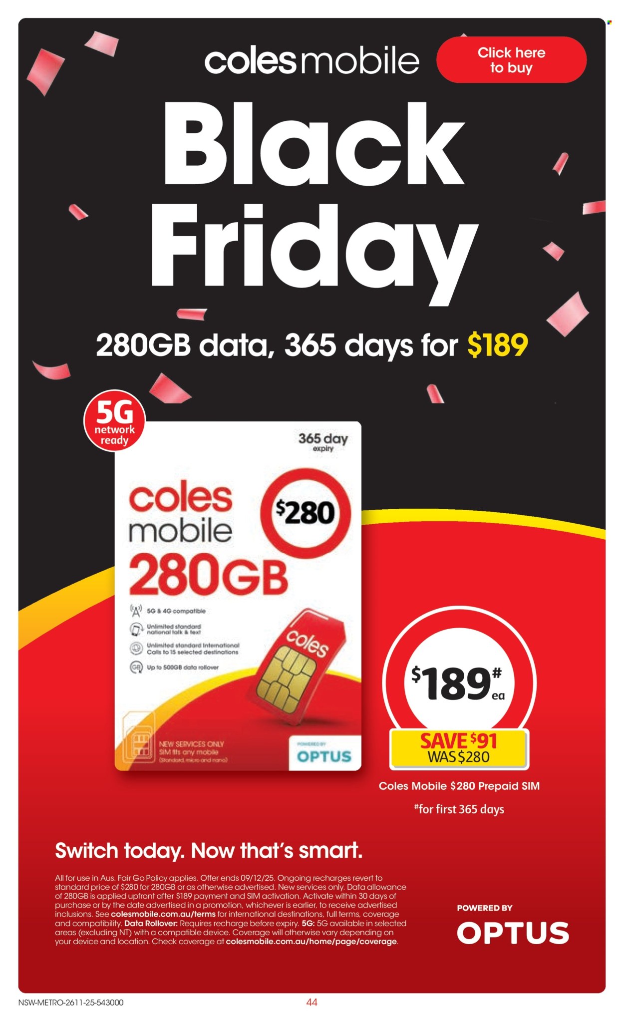 Coles catalogue - 26 Nov 2025 - 2 Dec 2025. Page 44