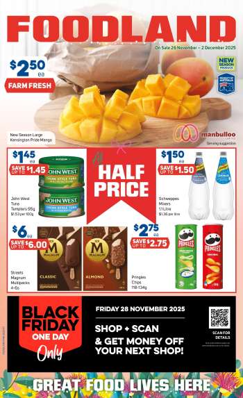 Foodland Catalogue - 26 Nov 2025 - 2 Dec 2025.
