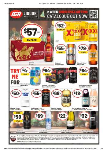 IGA LIQUOR Catalogue - 26 Nov 2025 - 2 Dec 2025.