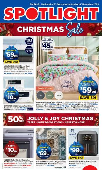 Spotlight Catalogue - 3 Dec 2025 - 14 Dec 2025.