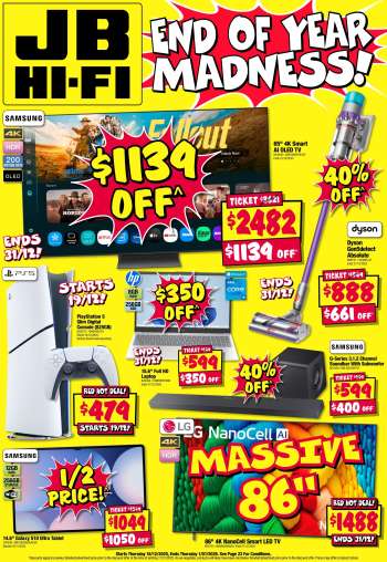 JB Hi-Fi Catalogue - 18 Dec 2025 - 1 Jan 2026.
