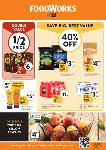 Foodworks Catalogue - 24 Dec 2025 - 30 Dec 2025.