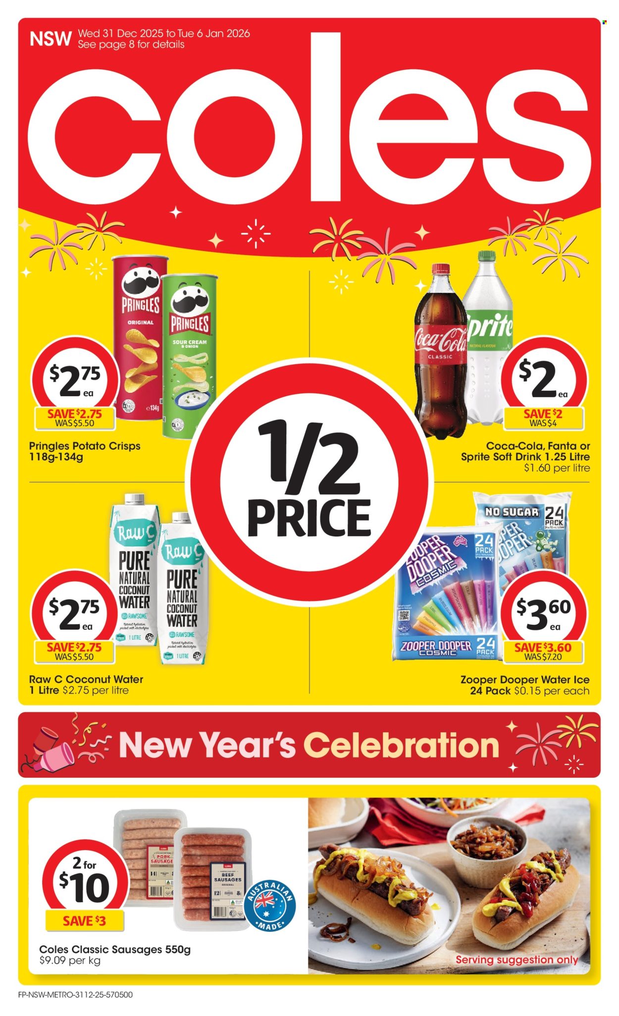 Coles catalogue - 31 Dec 2025 - 6 Jan 2026. Page 1
