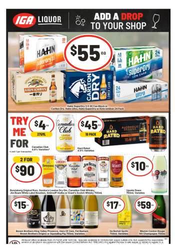 IGA LIQUOR Catalogue - 31 Dec 2025 - 6 Jan 2026.
