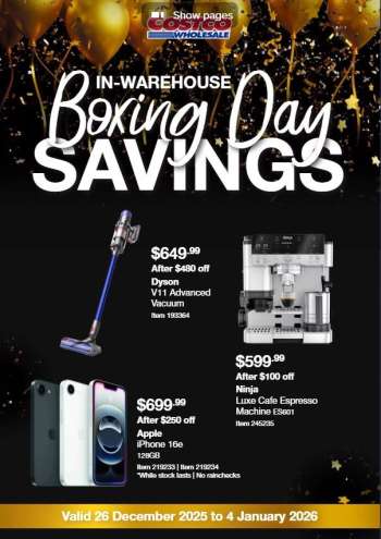 Costco Catalogue - 26 Dec 2025 - 4 Jan 2026.