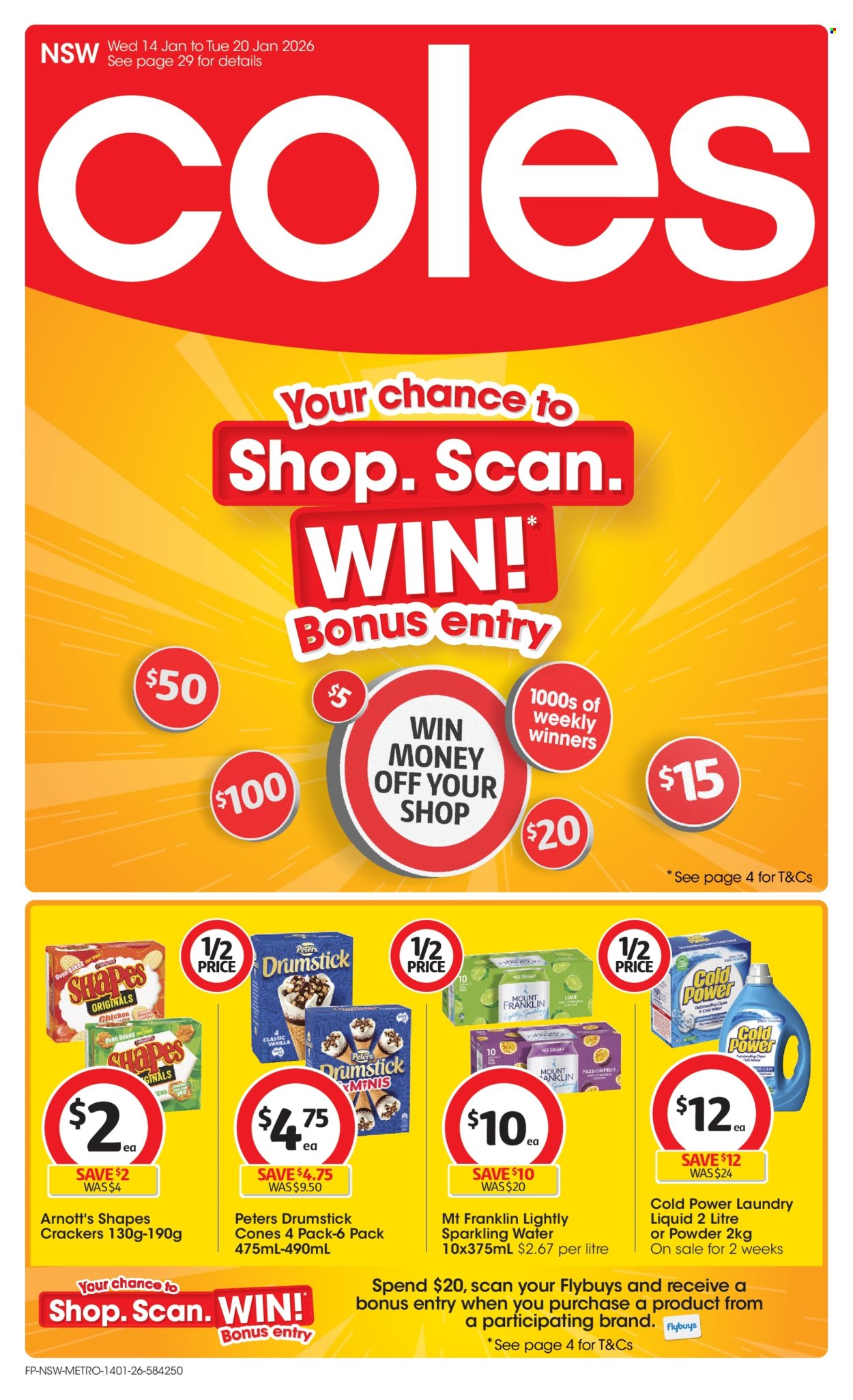 Coles catalogue - 14 Jan 2026 - 20 Jan 2026. Page 1