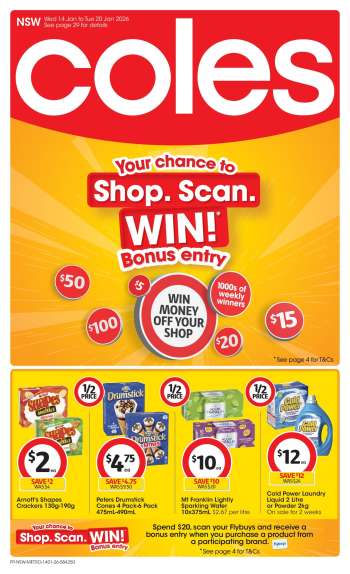 Coles Catalogue - 14 Jan 2026 - 20 Jan 2026.