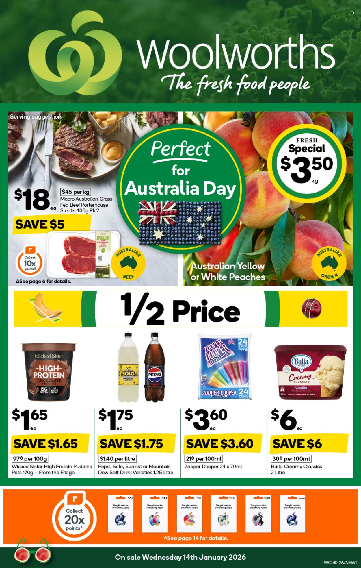 Woolworths catalogue - 14 Jan 2026 - 20 Jan 2026. Page 1
