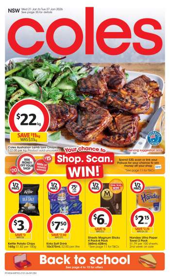 Coles Catalogue - 21 Jan 2026 - 27 Jan 2026.