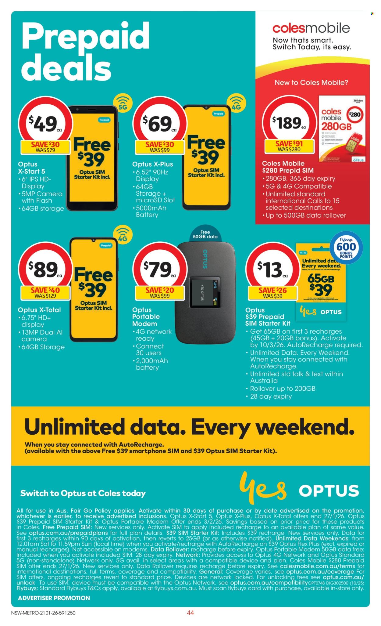 Coles catalogue - 21 Jan 2026 - 27 Jan 2026. Page 44