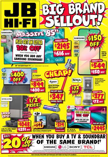 thumbnail - JB Hi-Fi catalogue - Big Brand Sellout!