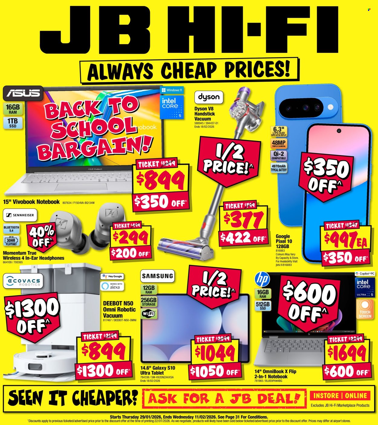 JB Hi-Fi catalogue - 29 Jan 2026 - 11 Feb 2026. Page 1