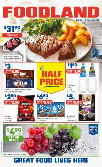 Foodland Catalogue - 4 Feb 2026 - 10 Feb 2026.