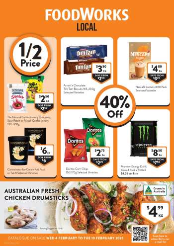 Foodworks Catalogue - 4 Feb 2026 - 10 Feb 2026.