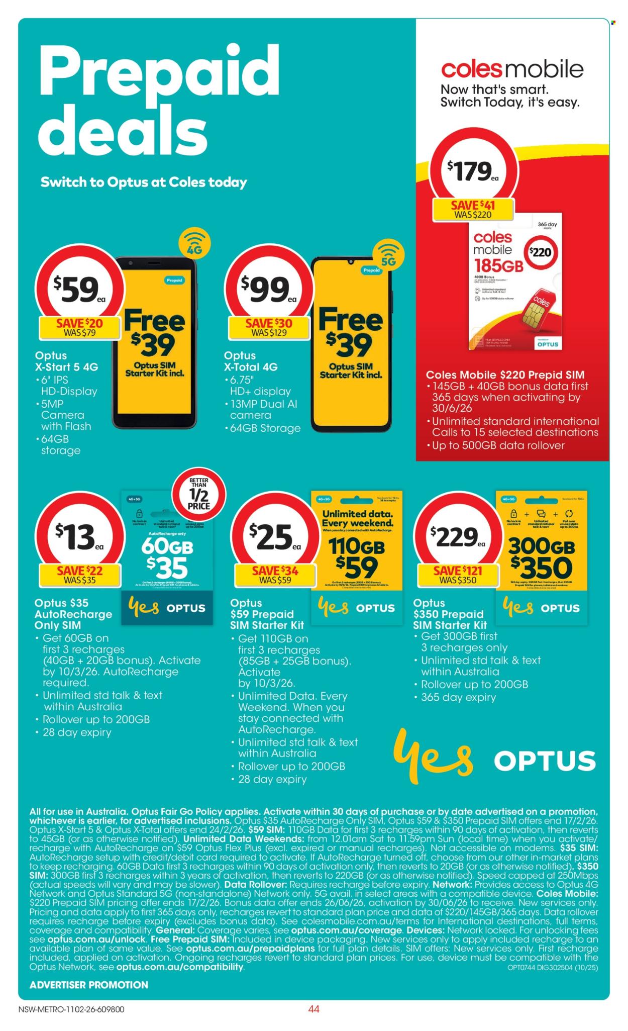 Coles catalogue - 11 Feb 2026 - 17 Feb 2026. Page 44
