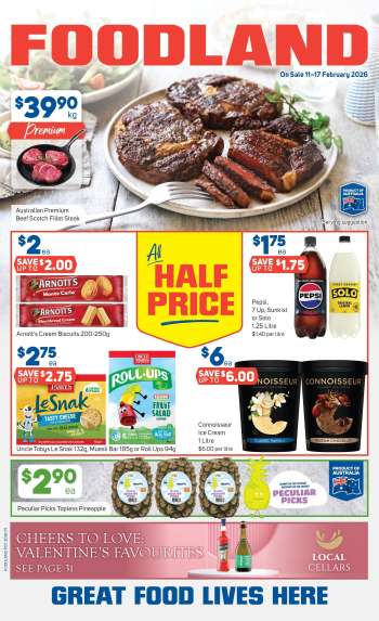 Foodland Catalogue - 11 Feb 2026 - 17 Feb 2026.