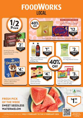 Foodworks Catalogue - 11 Feb 2026 - 17 Feb 2026.