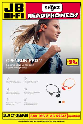 thumbnail - JB Hi-Fi catalogue - Shokz Headphones