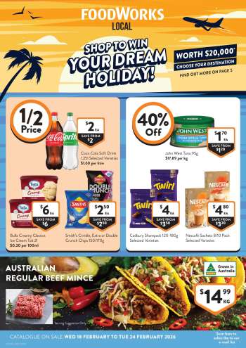 Foodworks Catalogue - 18 Feb 2026 - 24 Feb 2026.