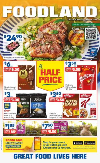 Foodland Catalogue - 25 Feb 2026 - 3 Mar 2026.
