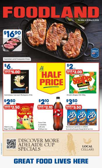 Foodland Catalogue - 4 Mar 2026 - 10 Mar 2026.