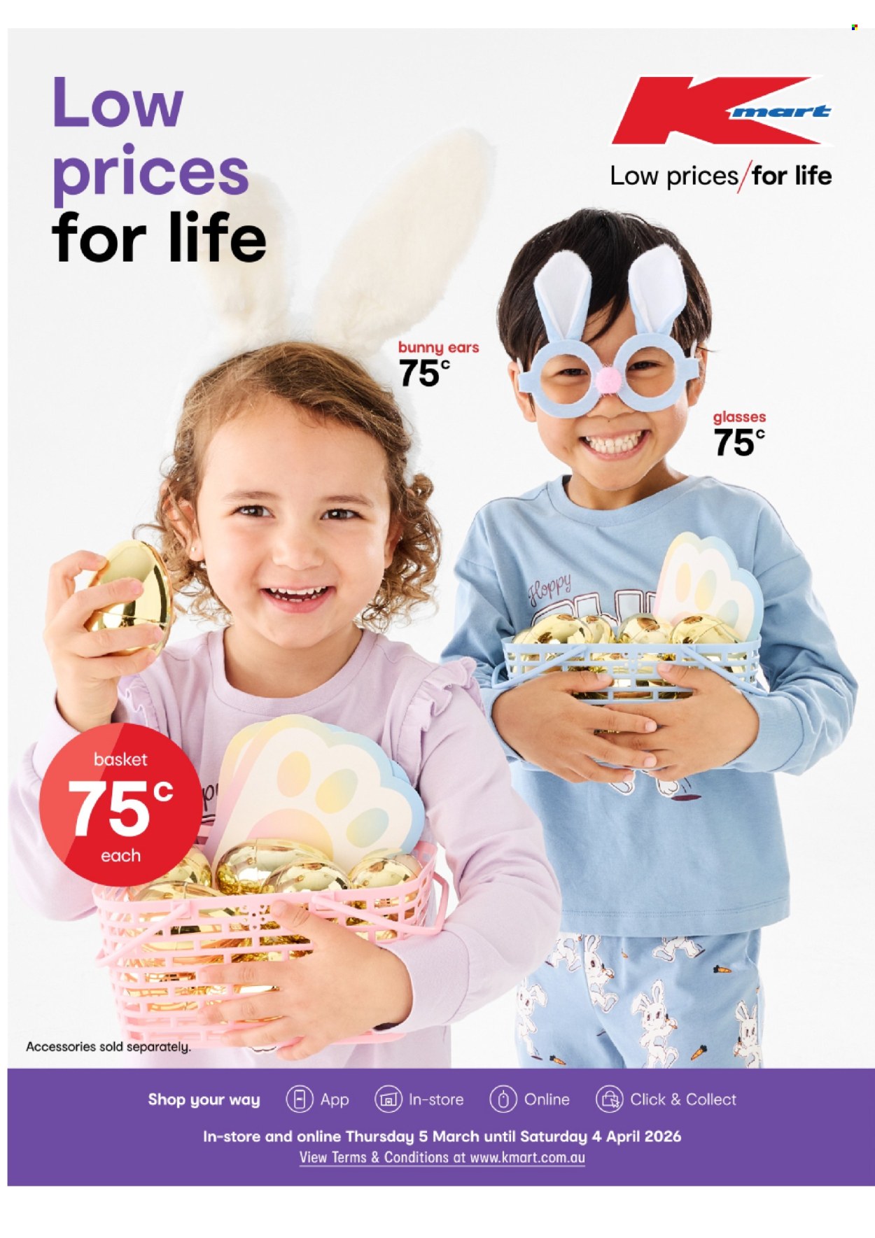 Kmart catalogue - 5 Mar 2026 - 4 Apr 2026. Page 1