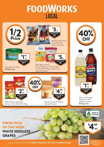 Foodworks Catalogue - 11 Mar 2026 - 17 Mar 2026.