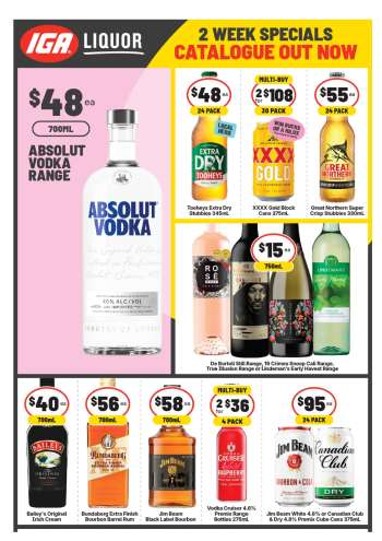 IGA LIQUOR Catalogue - 11 Mar 2026 - 24 Mar 2026.