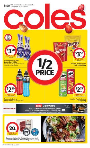 Coles Catalogue - 18 Mar 2026 - 24 Mar 2026.