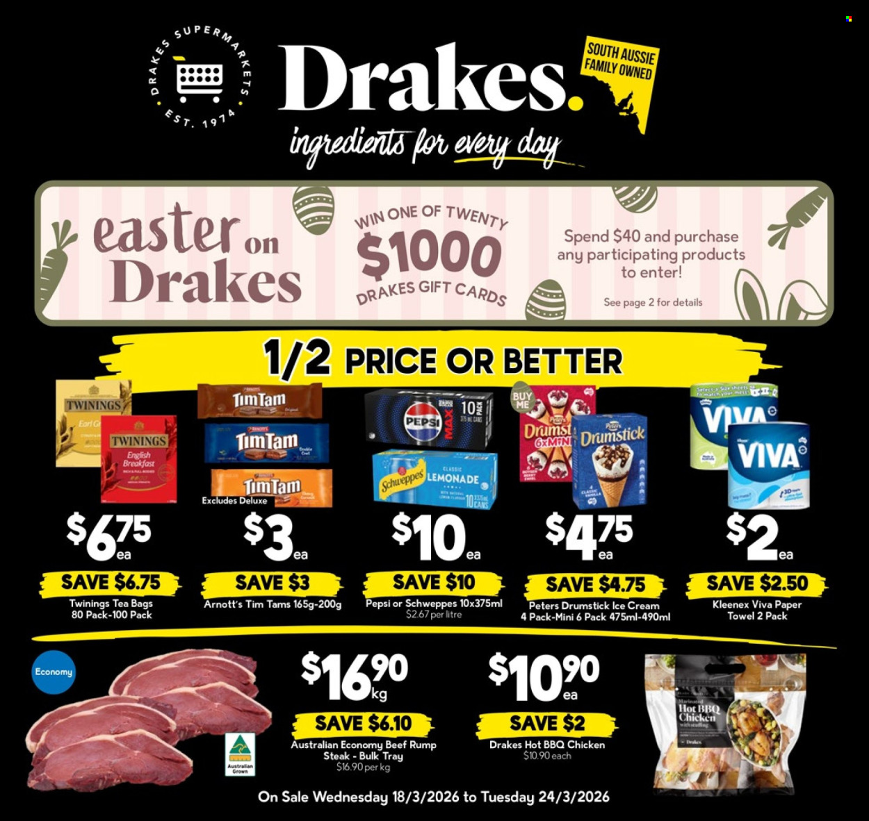 Drakes catalogue - 18 Mar 2026 - 24 Mar 2026. Page 1