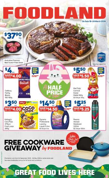 Foodland Catalogue - 18 Mar 2026 - 24 Mar 2026.