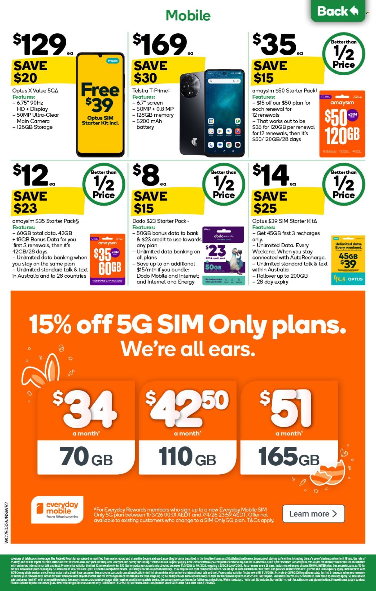 Woolworths catalogue - 25 Mar 2026 - 31 Mar 2026. Page 52