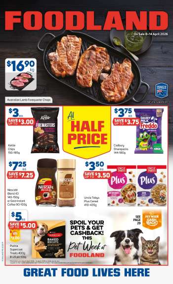 Foodland Catalogue - 8 Apr 2026 - 14 Apr 2026.