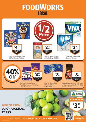 Foodworks Catalogue - 8 Apr 2026 - 14 Apr 2026.