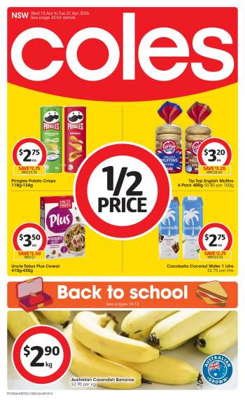 Coles Catalogue - 15 Apr 2026 - 21 Apr 2026.