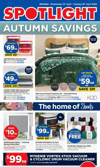 Spotlight Catalogue - 15 Apr 2026 - 28 Apr 2026.