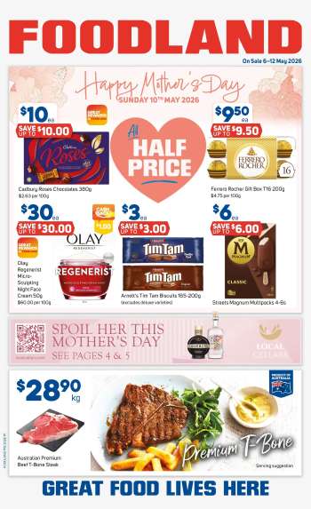 Foodland Catalogue - 6 May 2026 - 12 May 2026.