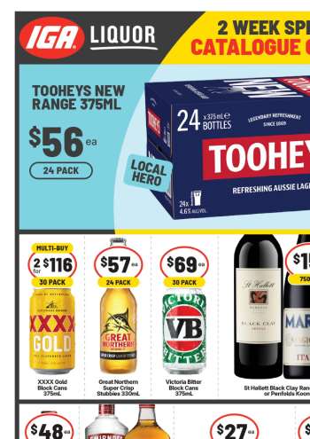 IGA LIQUOR Catalogue - 3 Jun 2026 - 16 Jun 2026.