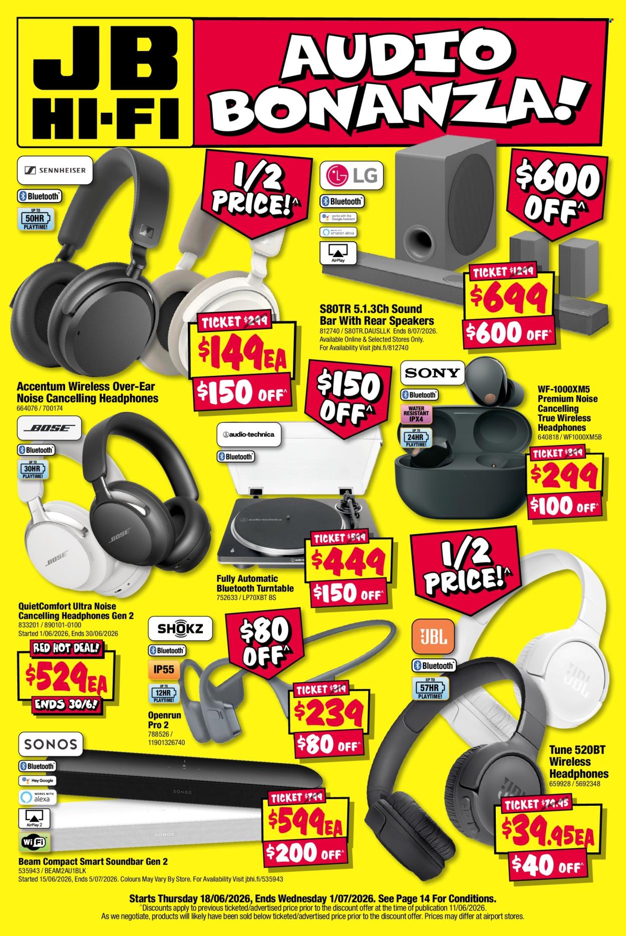 JB Hi-Fi catalogue - 18 Jun 2026 - 1 Jul 2026. Page 1