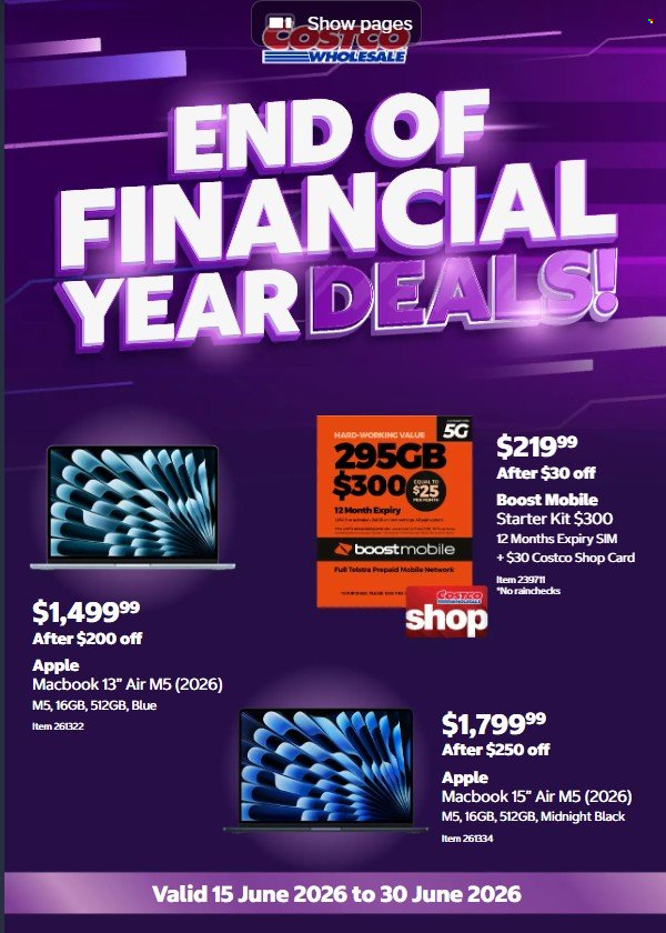 Costco catalogue - 15 Jun 2026 - 30 Jun 2026. Page 1